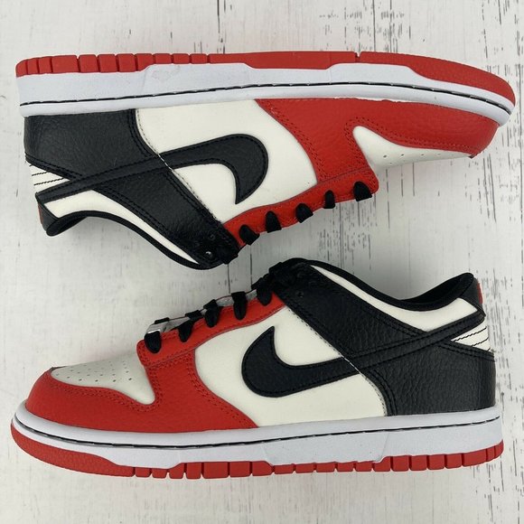 Nike Dunk Low Size 7 Womens Grade School EMB 75th Anniversary Chicago 5.5Y GS - Picture 6 of 12